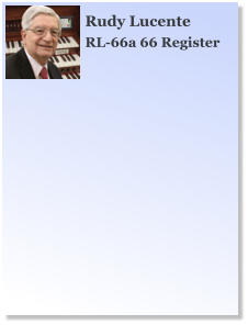 RL-66a 66 Register Rudy Lucente
